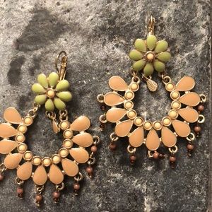 EUC Fall Tones 🍁 Clasp-Back Dangle Earrings